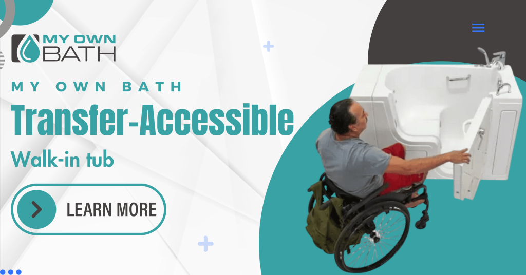 Transfer-Accessible Walk-In Bathtubs