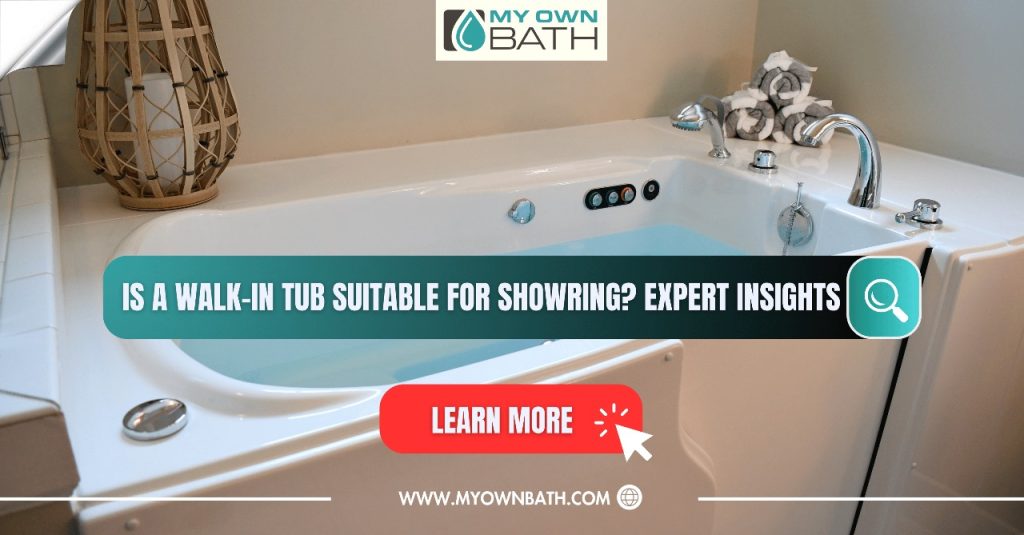 Walk-in Tub Suitable for Showering